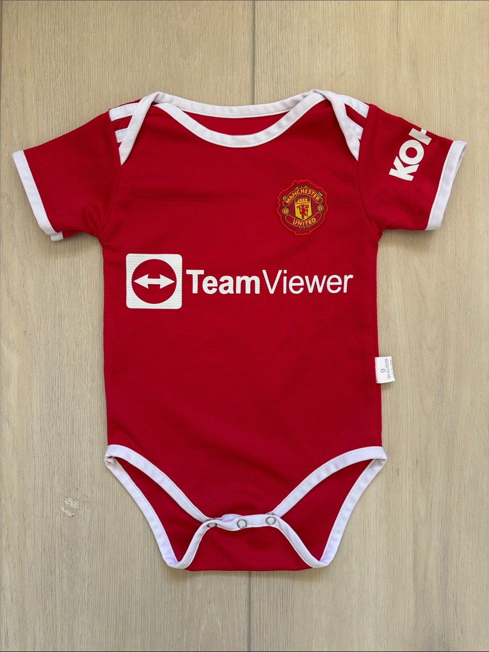 Manchester United Ronaldo Baby Onesie